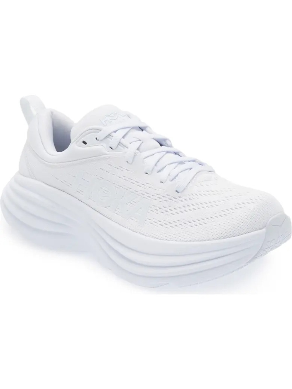 NWOB Hoka One One Bondi 8 Sneakers in White